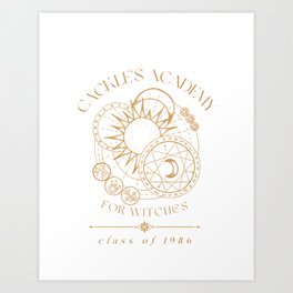 Cackle's Academy Planets Art Print