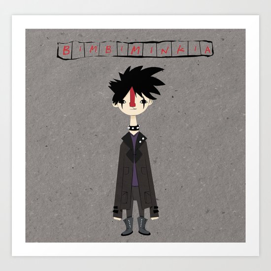 "Bimbiminkia" - Dark Art Print