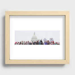 Women's March on Washington 2017 Recessed Framed Print