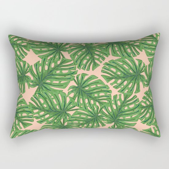Monstera Theme 2 Rectangular Pillow