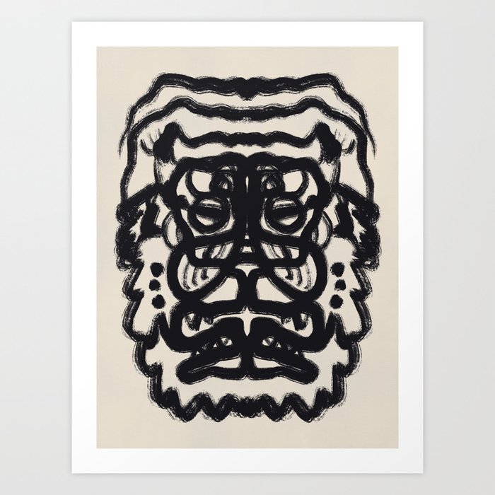 Tiger totem Art Print