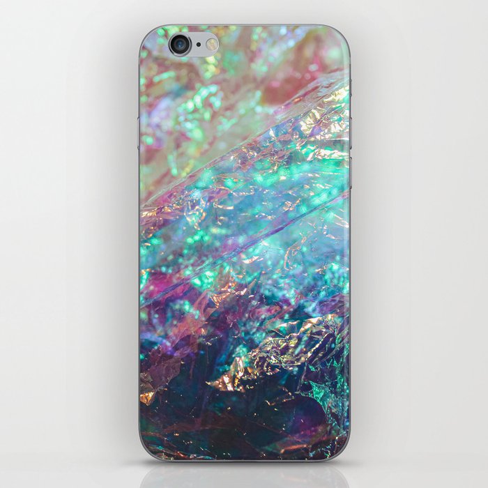 Prismatic Iridescent Cellophane VII iPhone Skin