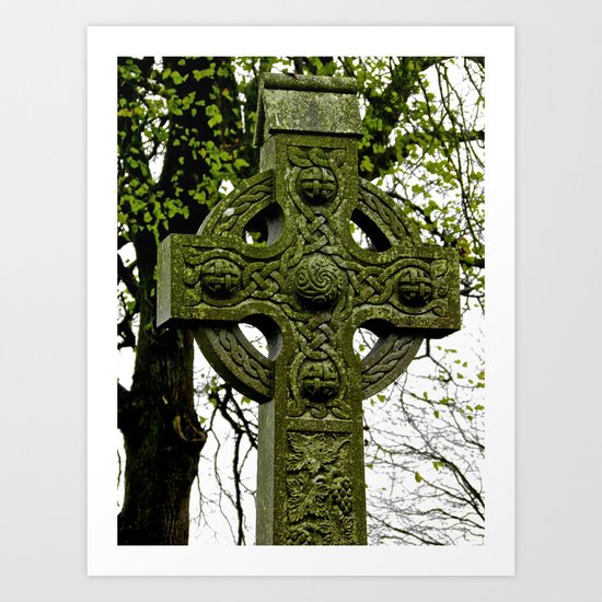 Celtic Cross at Monasterboice Art Print