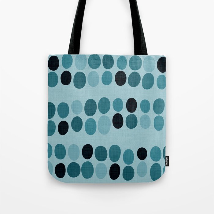 Stacked stones - teal Tote Bag