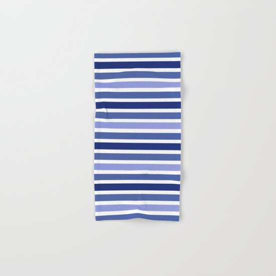 Blue Stripes Hand & Bath Towel