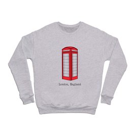London England Phone Booth Crewneck Sweatshirt