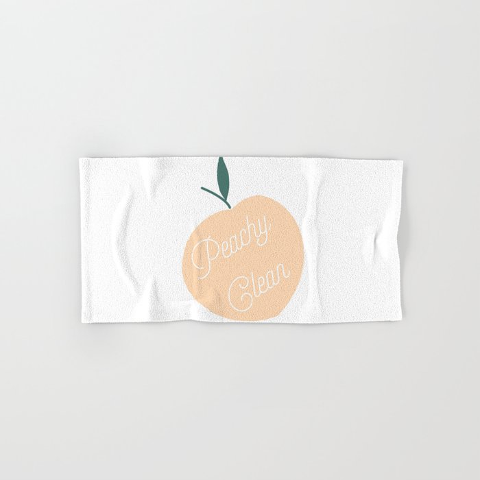 Peachy Clean Hand Bath Towel By Mwavery23 Society6