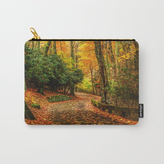 A Path through Autumn Carry-All Pouch