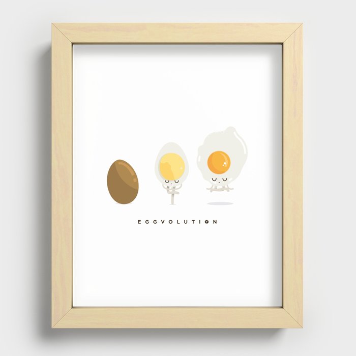 Eggvolution Recessed Framed Print