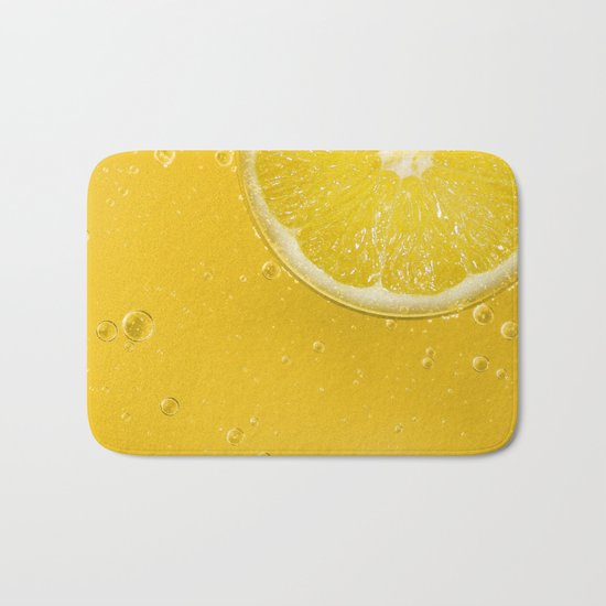 Lemon Thirst Quencher Bath Mat