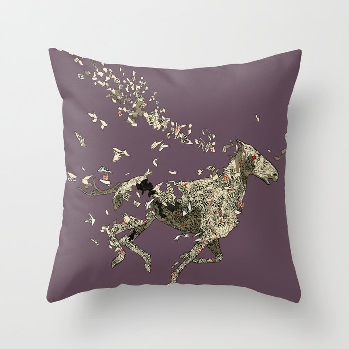 Year of the Horse Throw Pillow