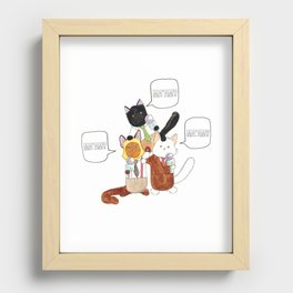 The Boys of Breaking Cat News  Recessed Framed Print