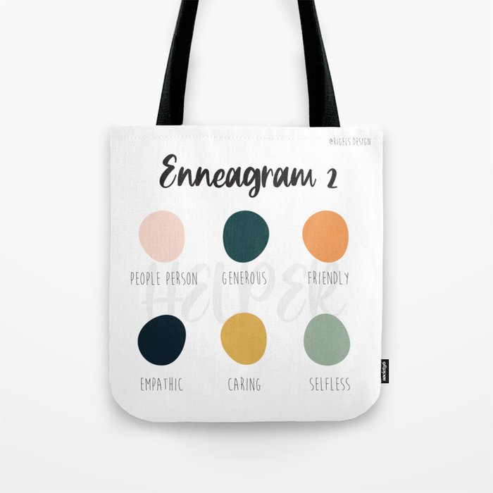 Enneagram 2 Tote Bag