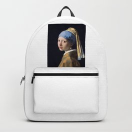 Girl with a Pearl Earring. Vermeer. Backpack