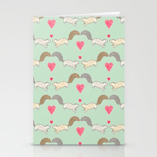 Squirrel Love Stationery Cards