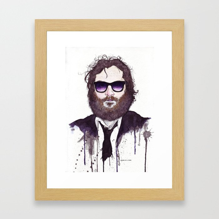 Joaquin Phoenix Framed Art Print
