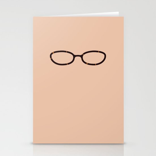 Liz Lemon Glasses Stationery Cards