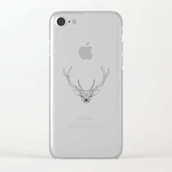 Deer Clear iPhone Case
