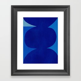Abstract composition 02-blue Framed Art Print