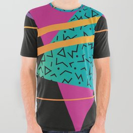 Memphis Pattern 24 - 80s / 90s Retro All Over Graphic Tee