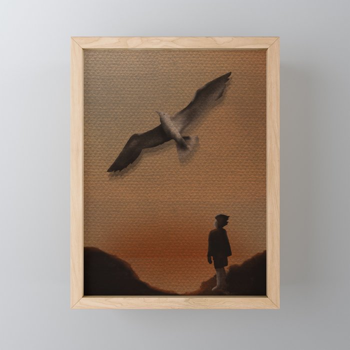 Fly high Framed Mini Art Print