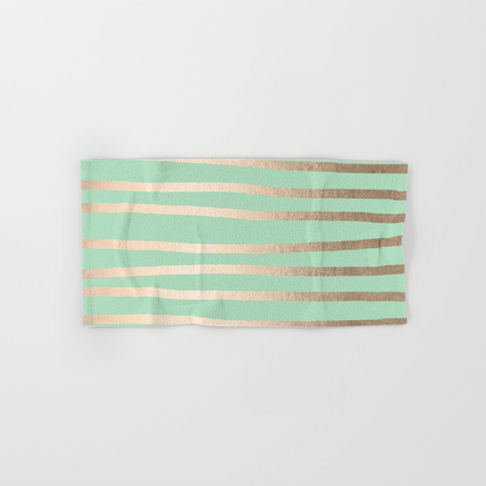 Green and gold towels outlet