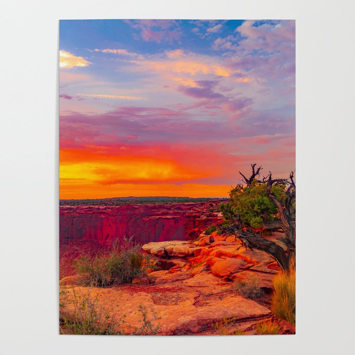 Canyonlands National Park Sunset View Print Poster