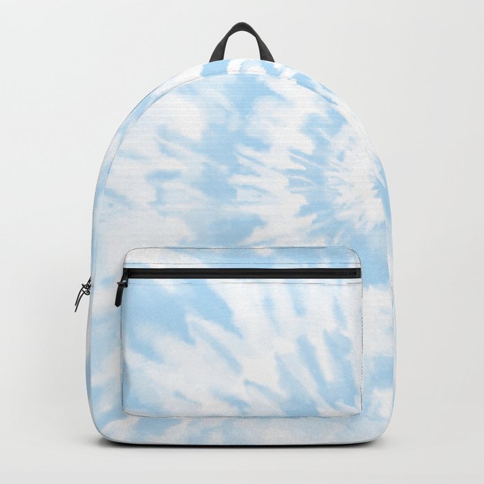 Lighter Ocean Blue Tie Dye Backpack