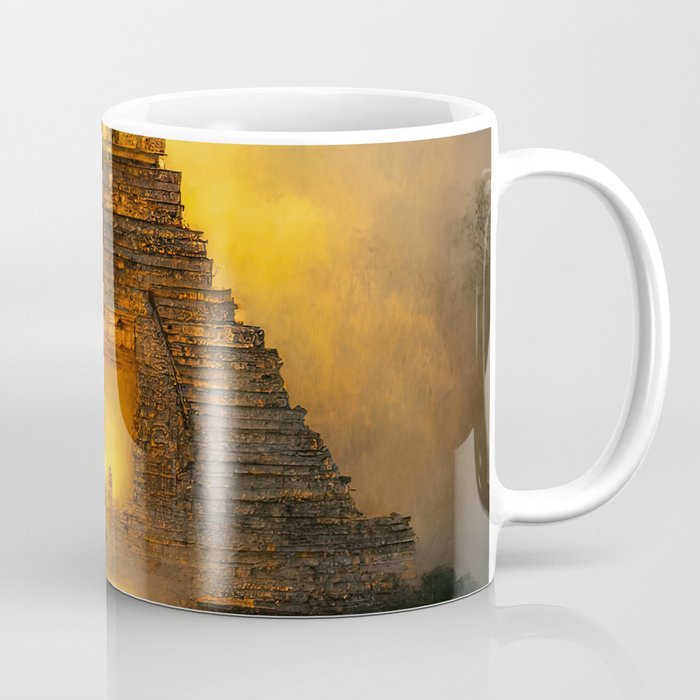 Ancient Mayan Temple Coffee Mug