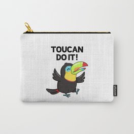 Toucan Do It Cute Bird Pun Carry-All Pouch