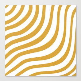 Golden Stripes Canvas Print