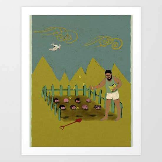 FIELD OF IDEAS Art Print