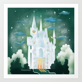 Princess Castle Art Print