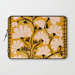 Ever blooming good vibes mustard yellow Laptop Sleeve