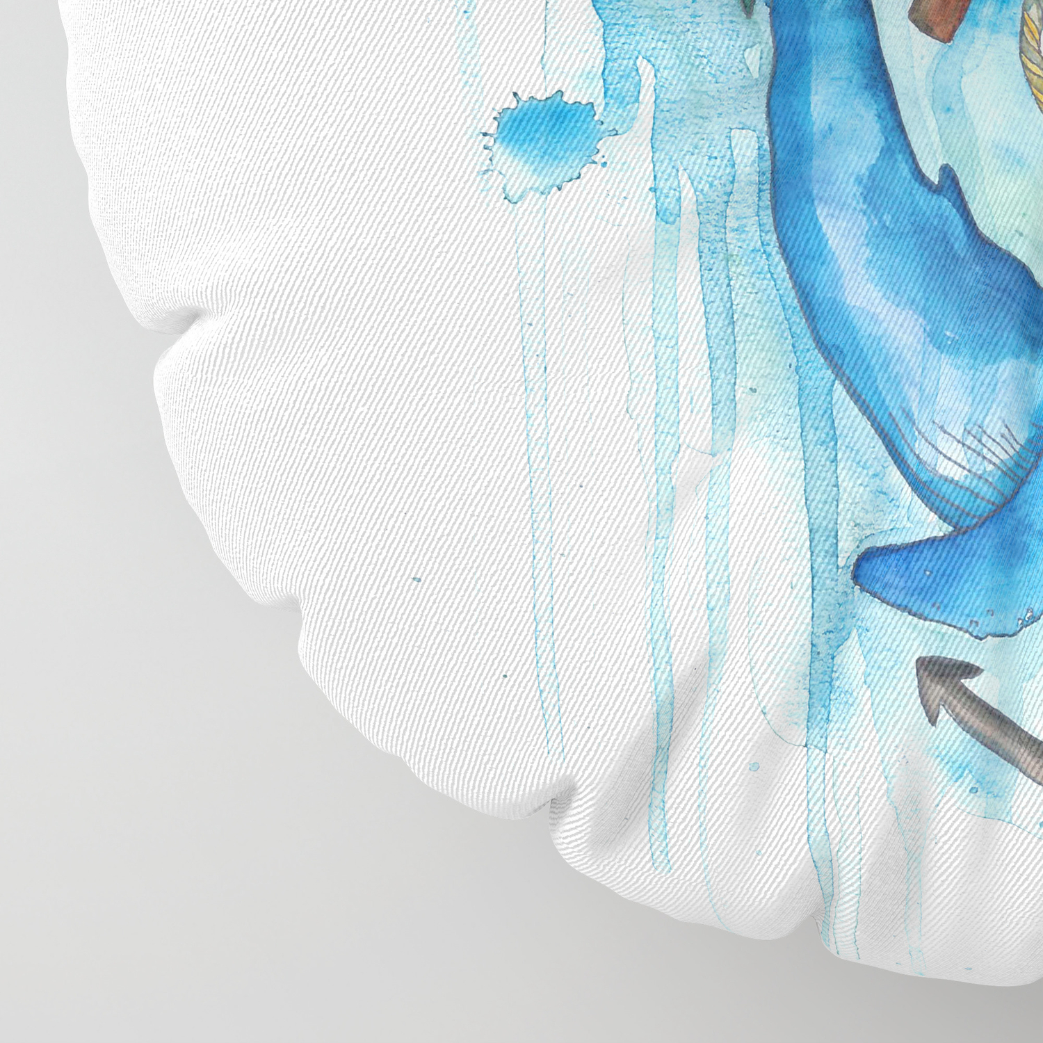 Whale Under Boat Floor Pillow By Alyonastorm Society6