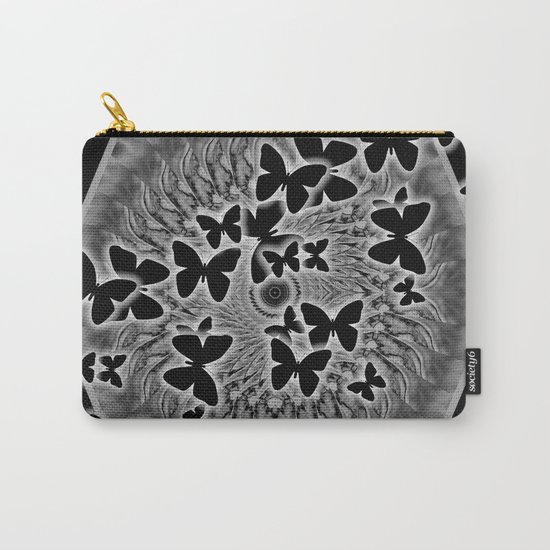 Dark butterfly kaleidoscope Carry-All Pouch