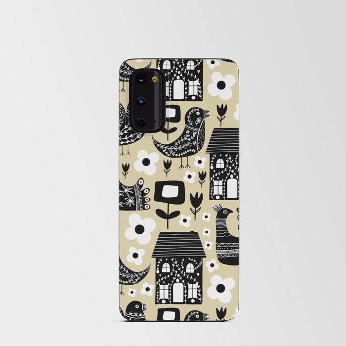 Maximalism Folk art Pearl Android Card Case