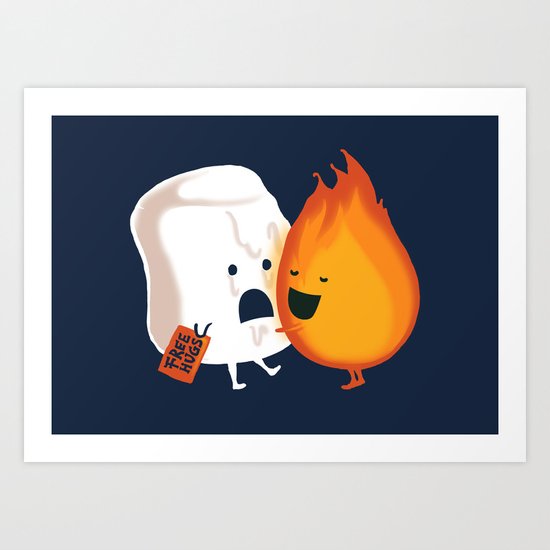 Friendly Fire Art Print