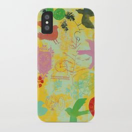 Time Waits Not [yellow] iPhone Case