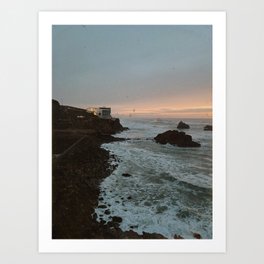 california coast Art Print