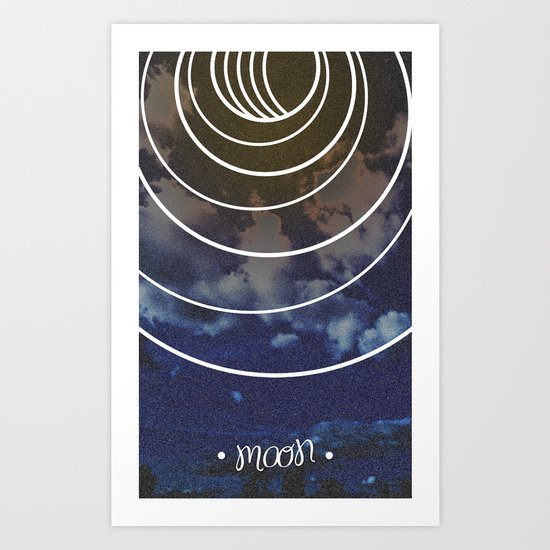 Moon Phases Art Print