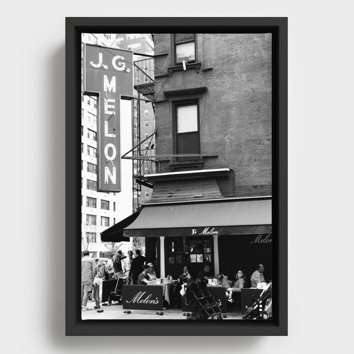 JG Melon, Upper East Side, New York City Framed Canvas