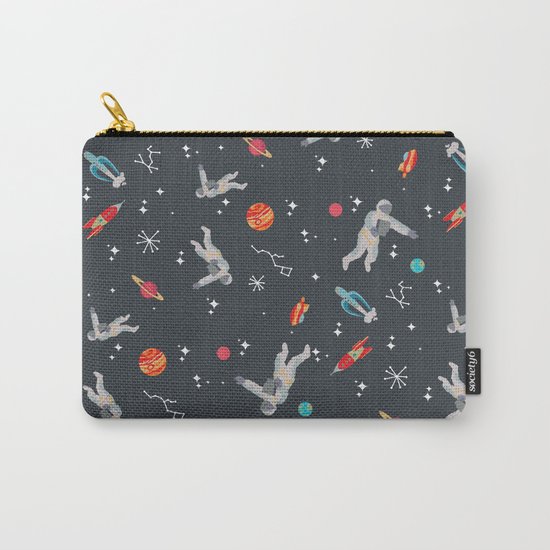 Spaceships, planets and Astronaut Carry-All Pouch