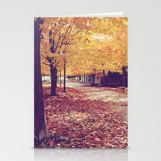 The Autumn Path Stationery Cards