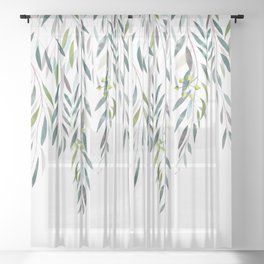 Eucalyptus - Gully gum Sheer Curtain