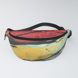 Red Wave Fanny Pack