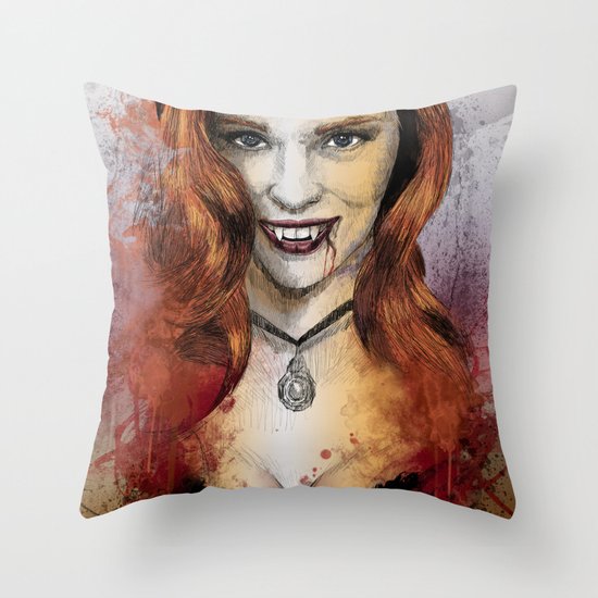 Oh My Jessica - True Blood Throw Pillow