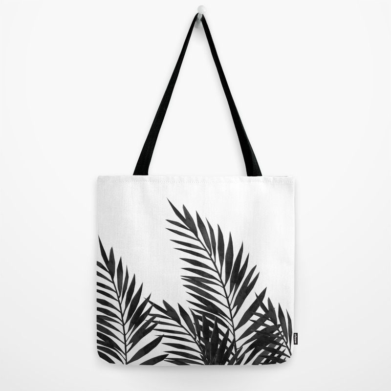 black tote back