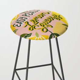 Easy Peasy Lemon Squeezy – Blush Bar Stool