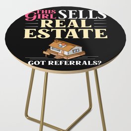 Real Estate Agent Realtor Investing Side Table